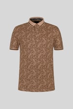 Turtle Shell Inspired Short Sleeves Polo Shirt
