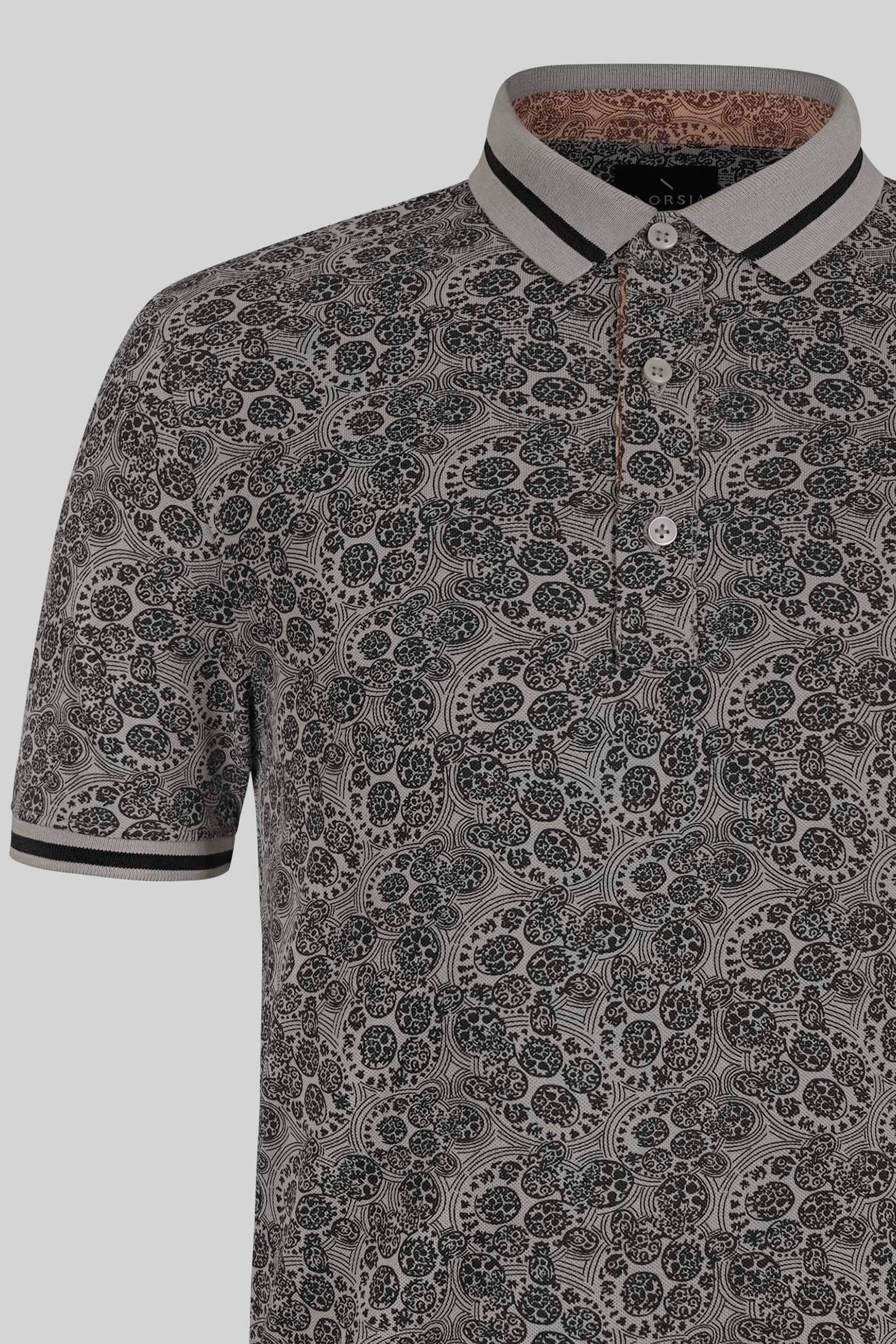 Turtle Shell Inspired Short Sleeves Polo Shirt