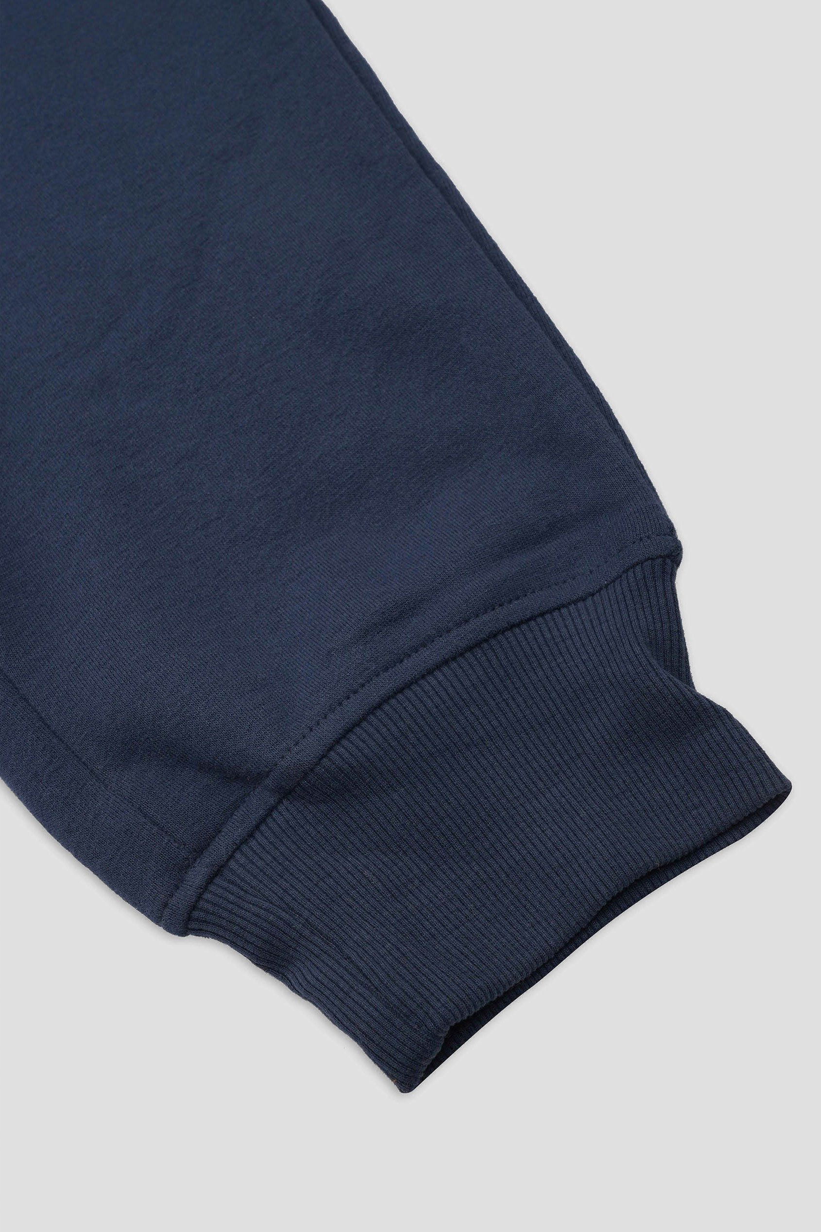 Mens Fleece Joggers With Contrast Panels