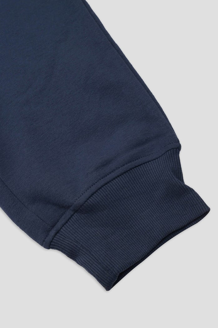 Mens Fleece Joggers With Contrast Panels