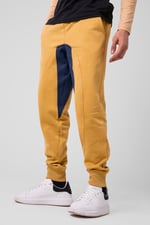 Mens Fleece Joggers With Contrast Panels