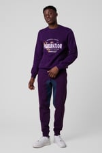 Mens Fleece Joggers With Contrast Panels