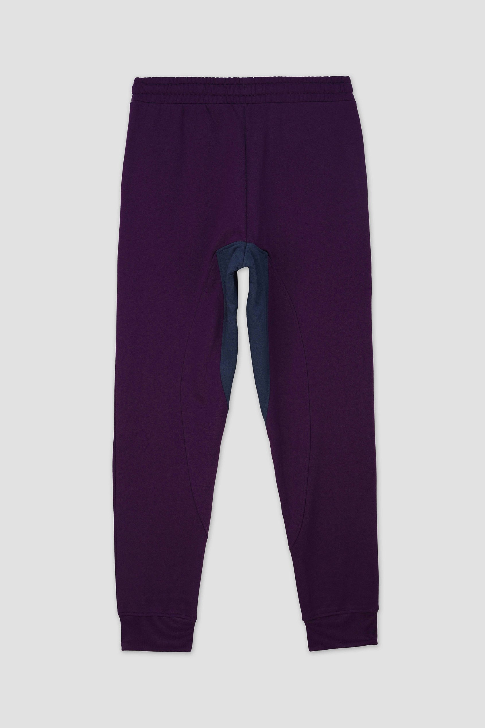 Mens Fleece Joggers With Contrast Panels