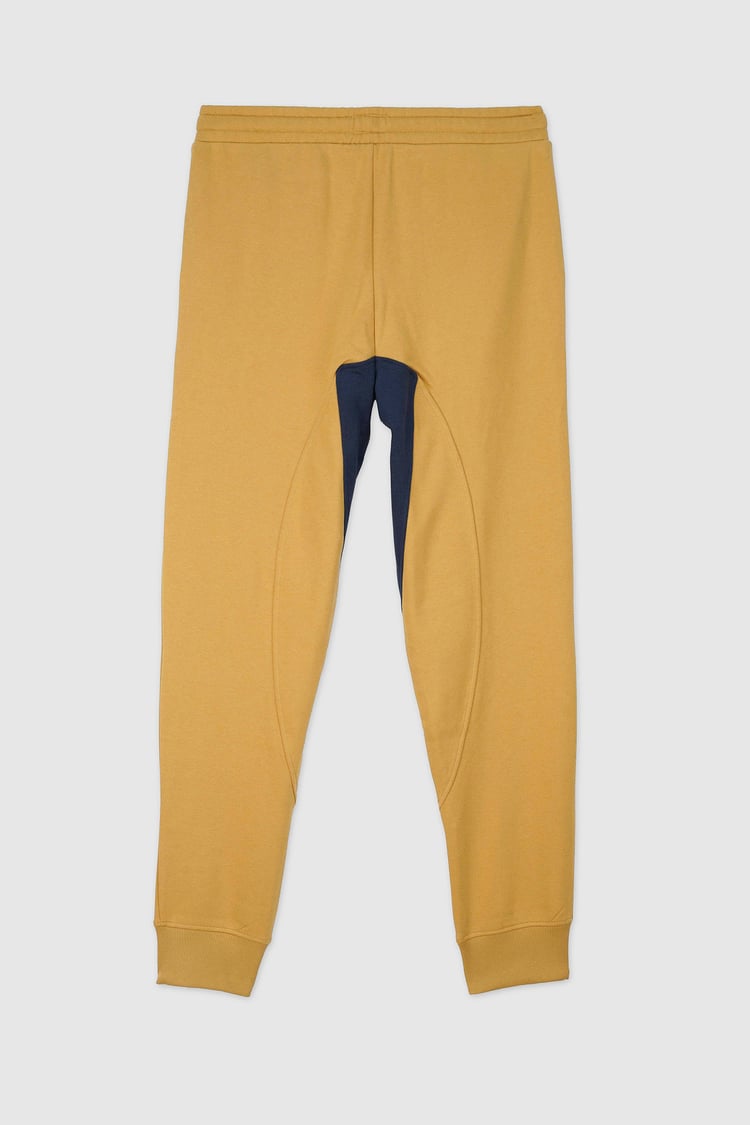 Mens Fleece Joggers With Contrast Panels