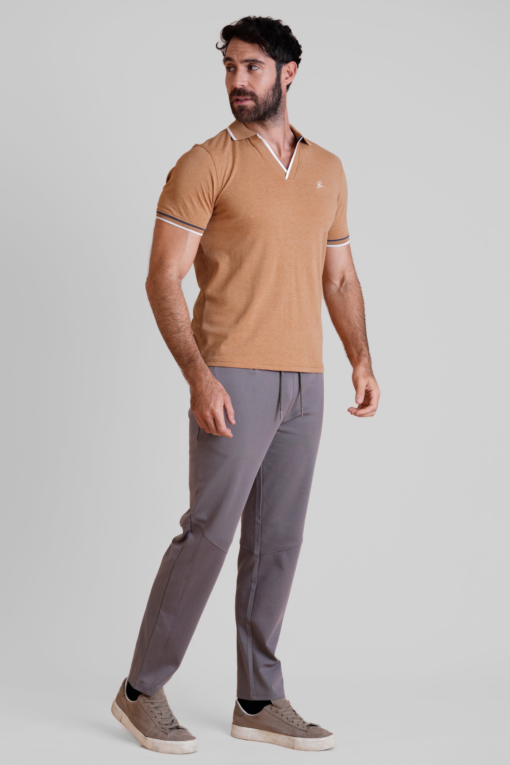 V-Neck Classic Polo Shirt
