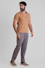 V-Neck Classic Polo Shirt