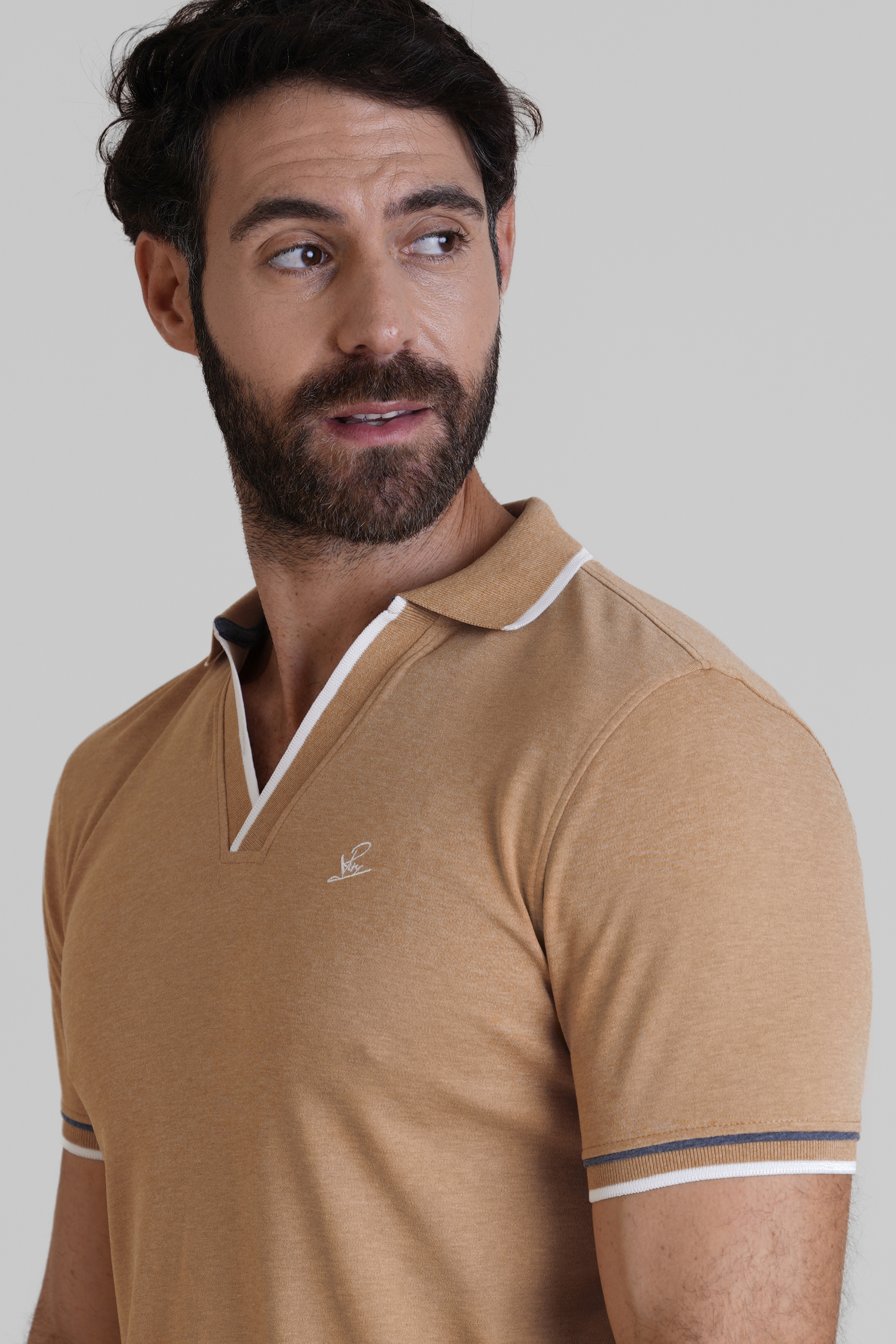 V-Neck Classic Polo Shirt