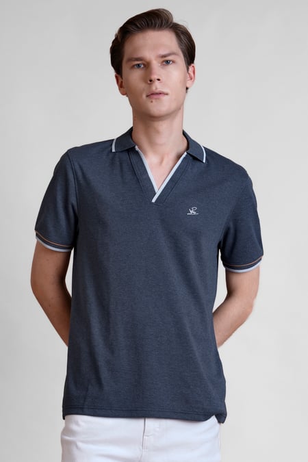V-Neck Classic Polo Shirt