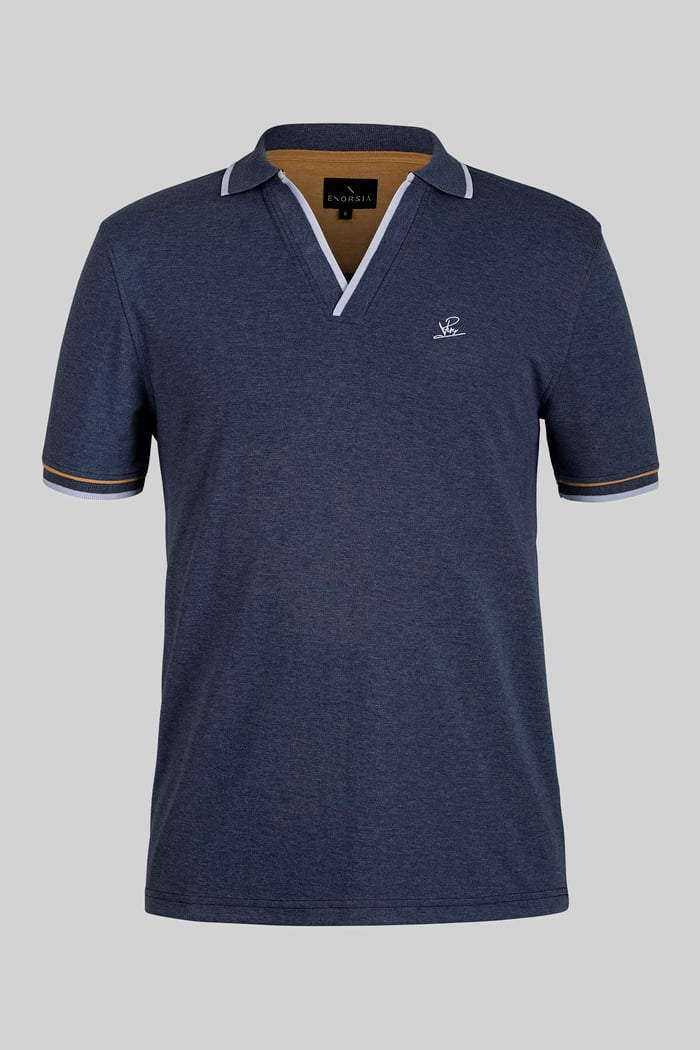 V-Neck Classic Polo Shirt