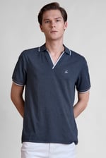 V-Neck Classic Polo Shirt