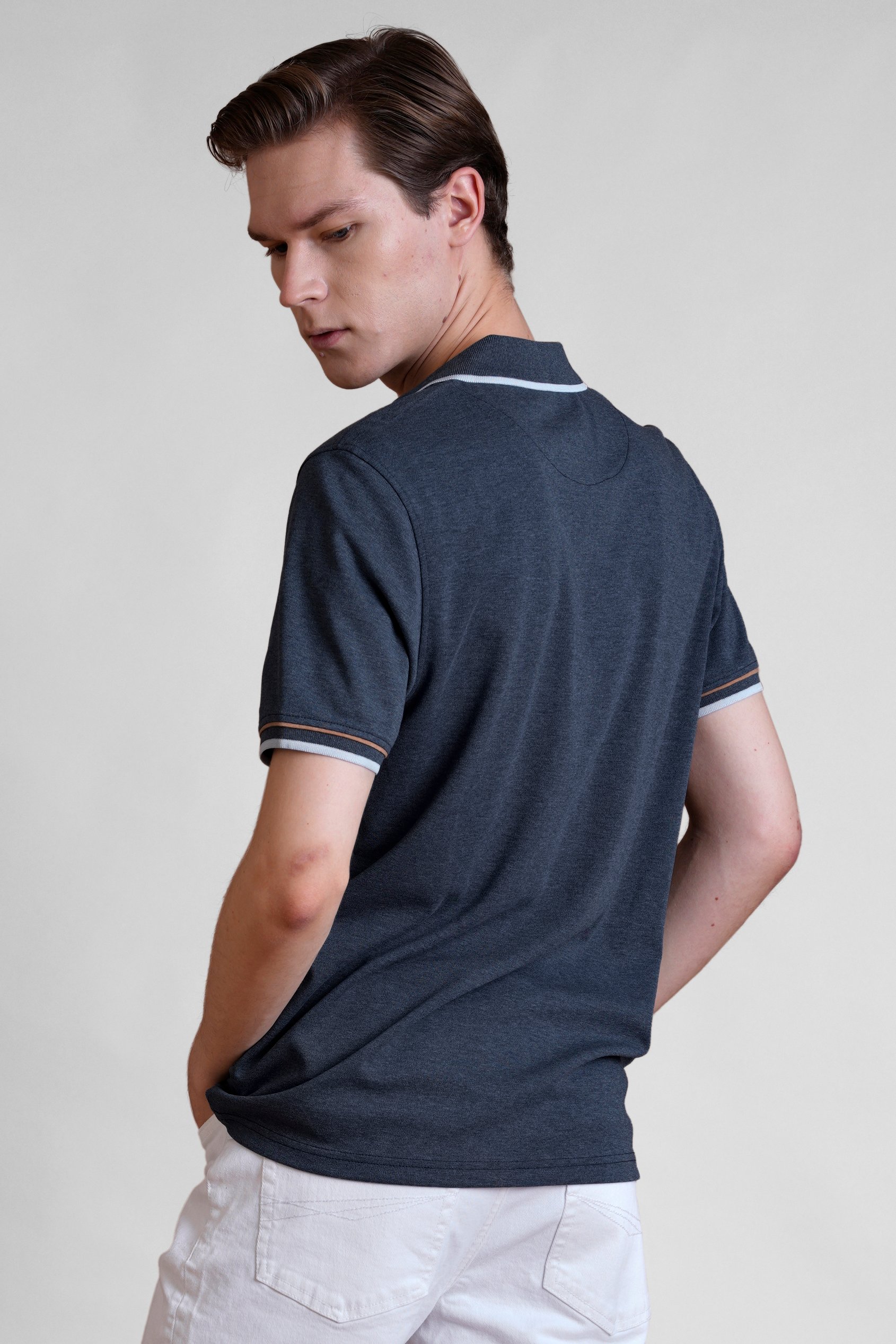 V-Neck Classic Polo Shirt