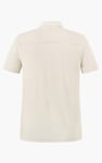 Linen Blended Solid Short Sleeve Polo Shirt's