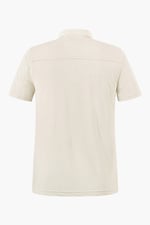 Linen Blended Solid Short Sleeve Polo Shirt's