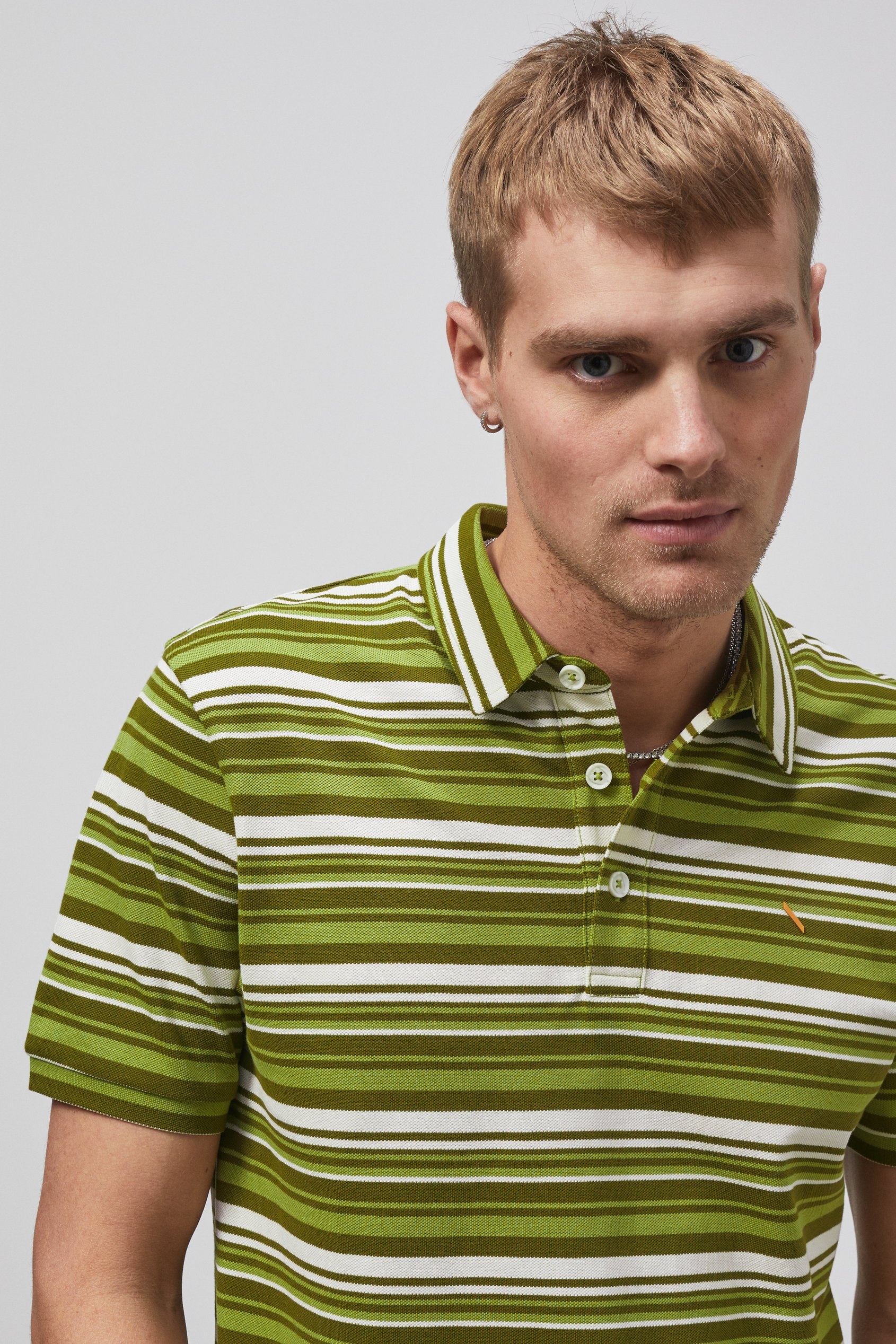 Casual Yarn Dyed Polo Shirt