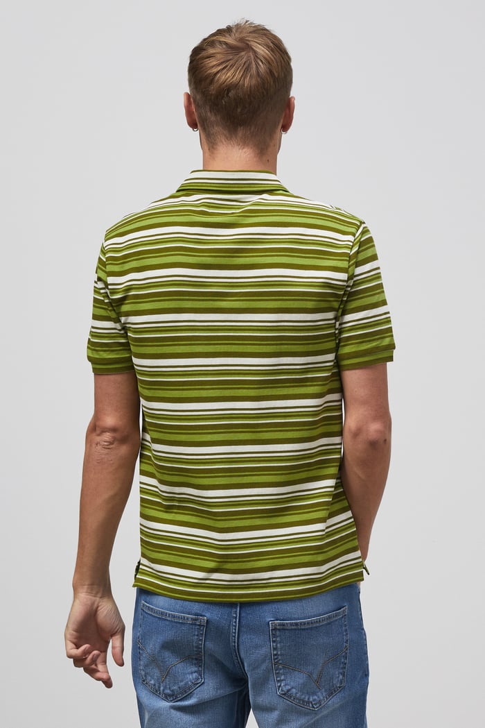 Casual Yarn Dyed Polo Shirt