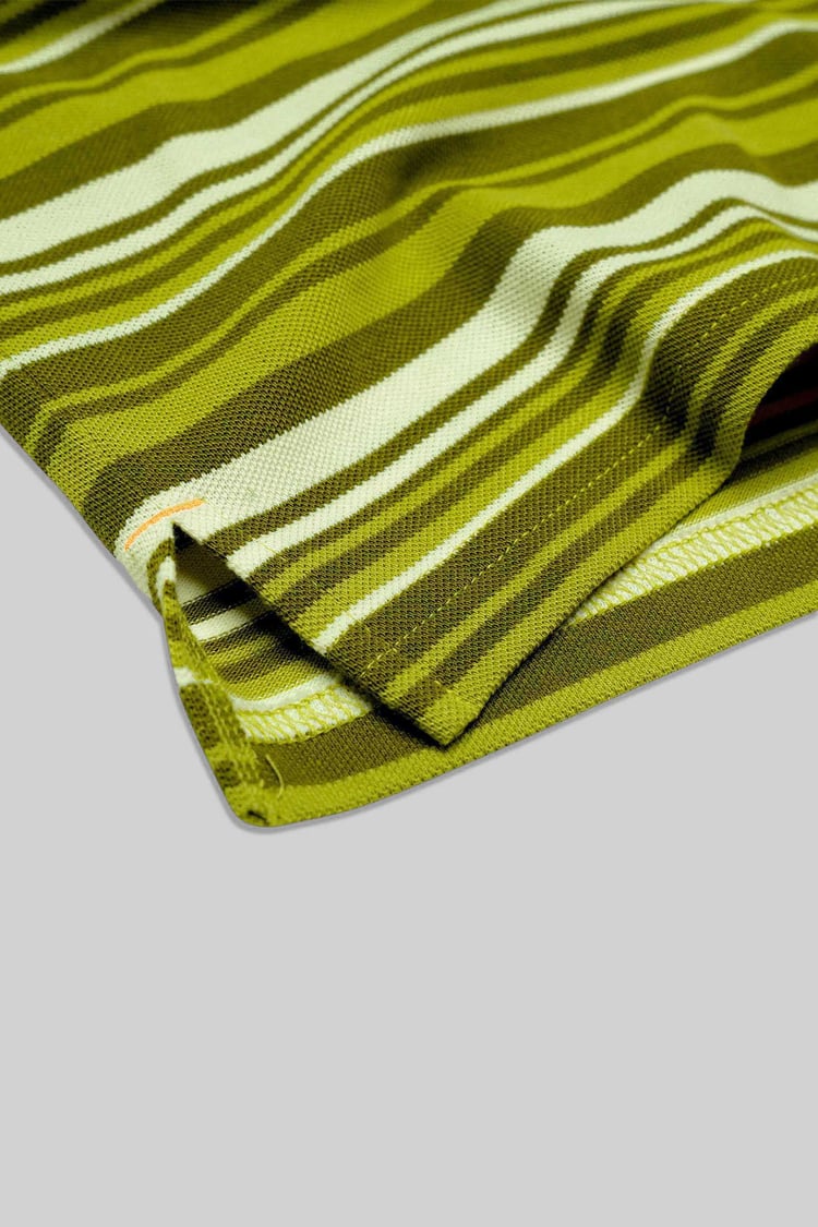 Casual Yarn Dyed Polo Shirt