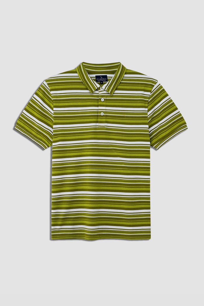 Casual Yarn Dyed Polo Shirt