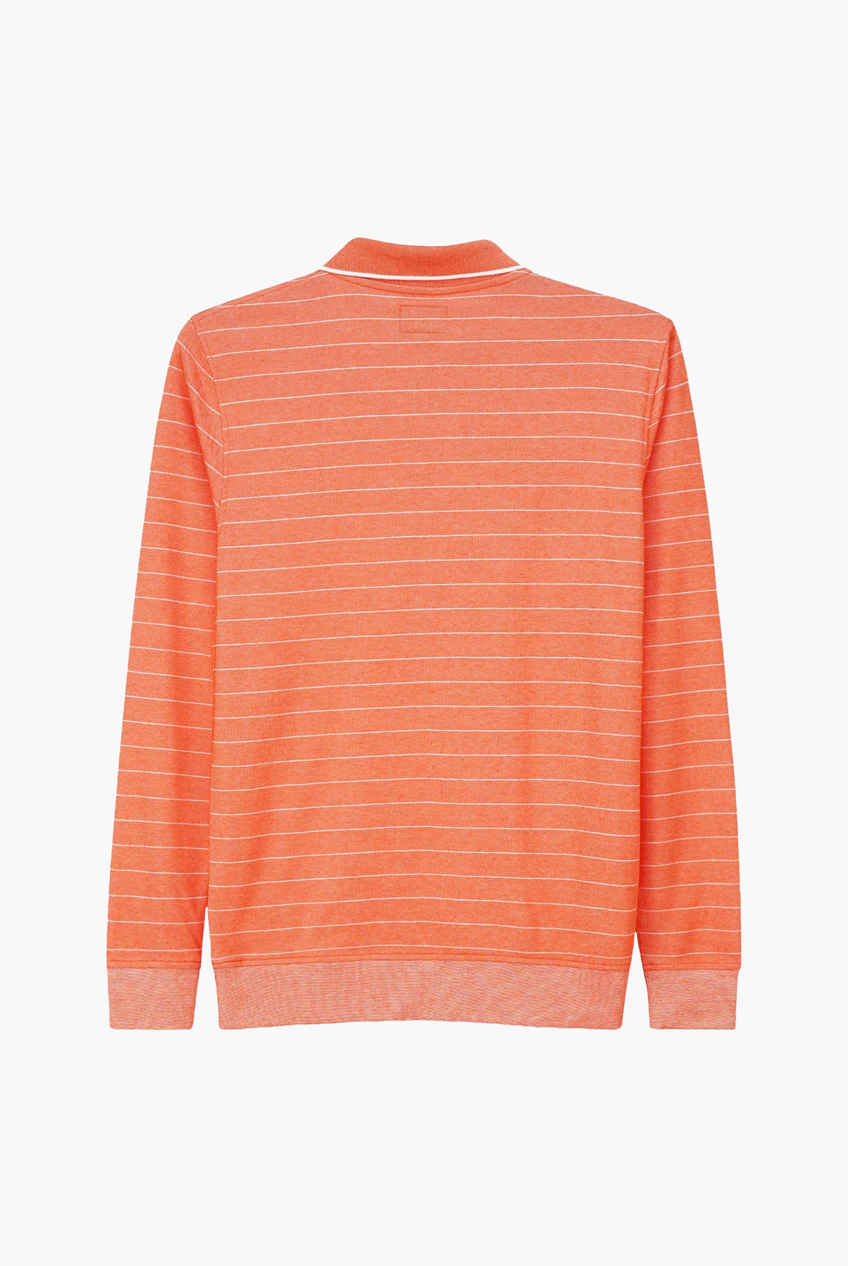 Half Zip Long Sleeve Polo Shirt