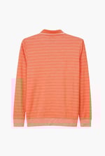 Half Zip Long Sleeve Polo Shirt