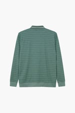 Half Zip Long Sleeve Polo Shirt