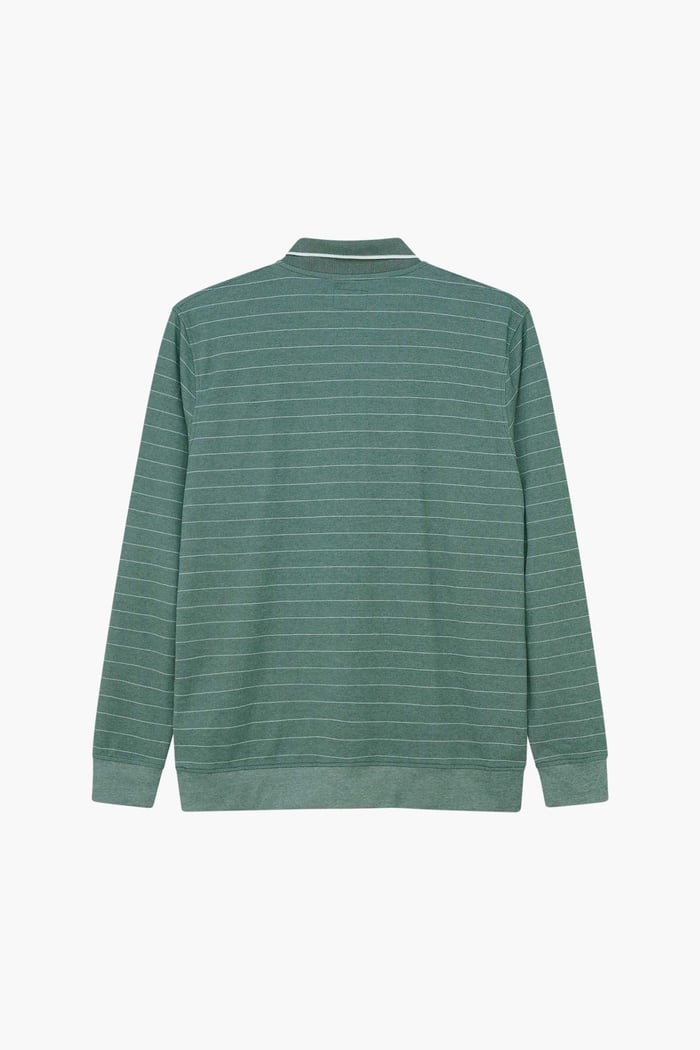 Half Zip Long Sleeve Polo Shirt