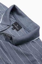 Half Zip Long Sleeve Polo Shirt