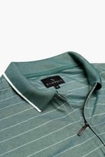 Half Zip Long Sleeve Polo Shirt