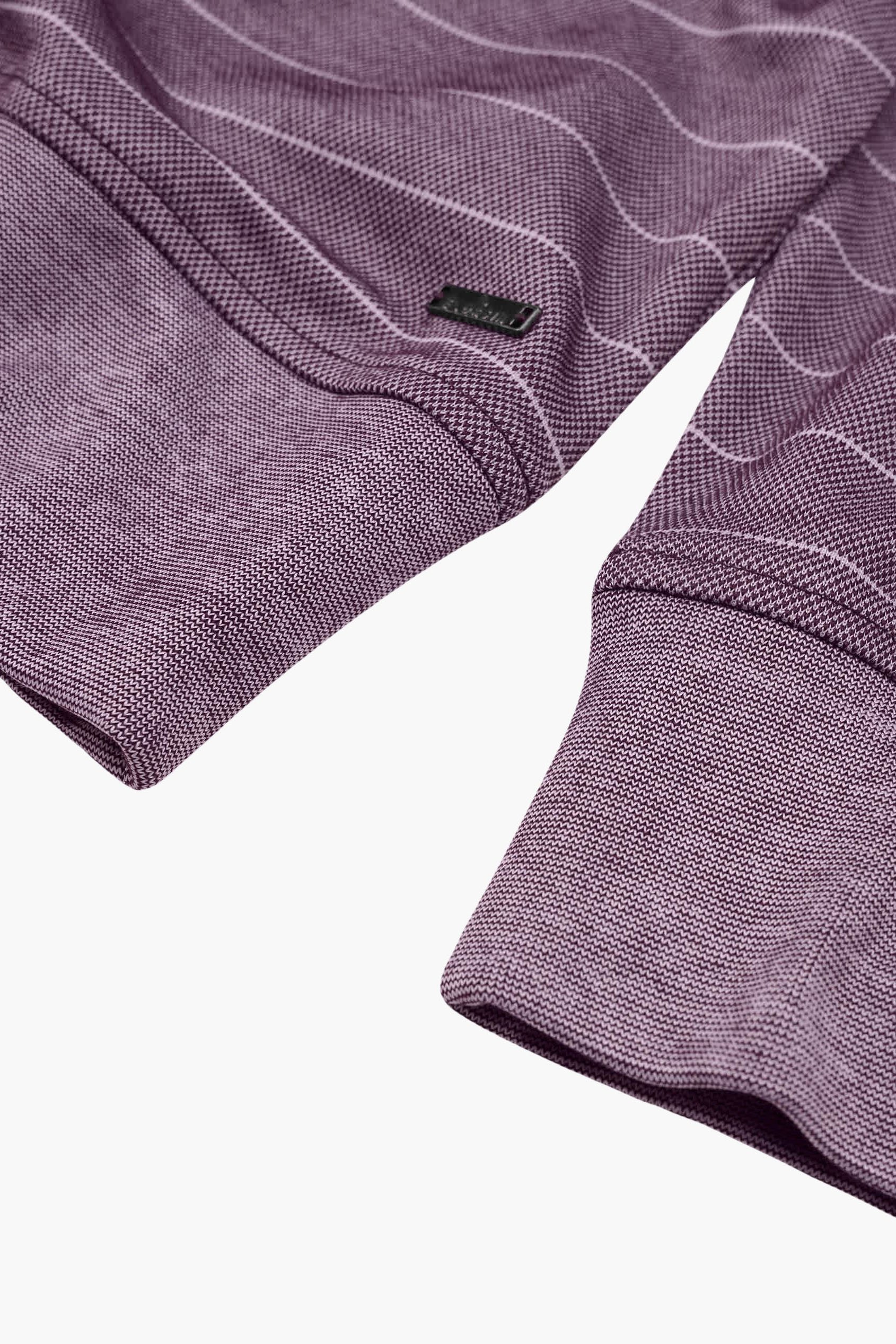 Half Zip Long Sleeve Polo Shirt