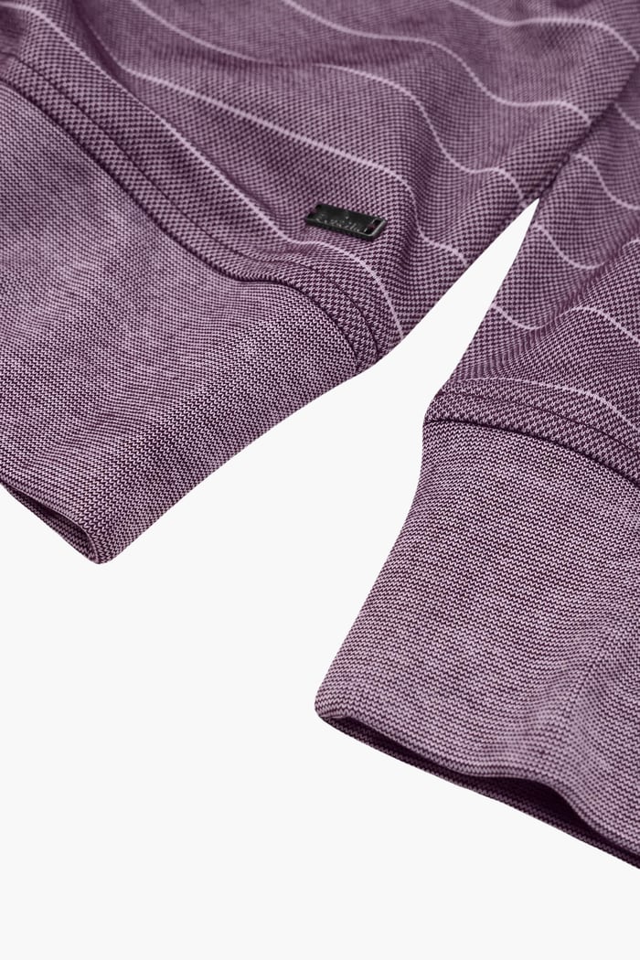 Half Zip Long Sleeve Polo Shirt