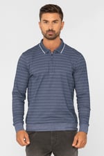 Half Zip Long Sleeve Polo Shirt