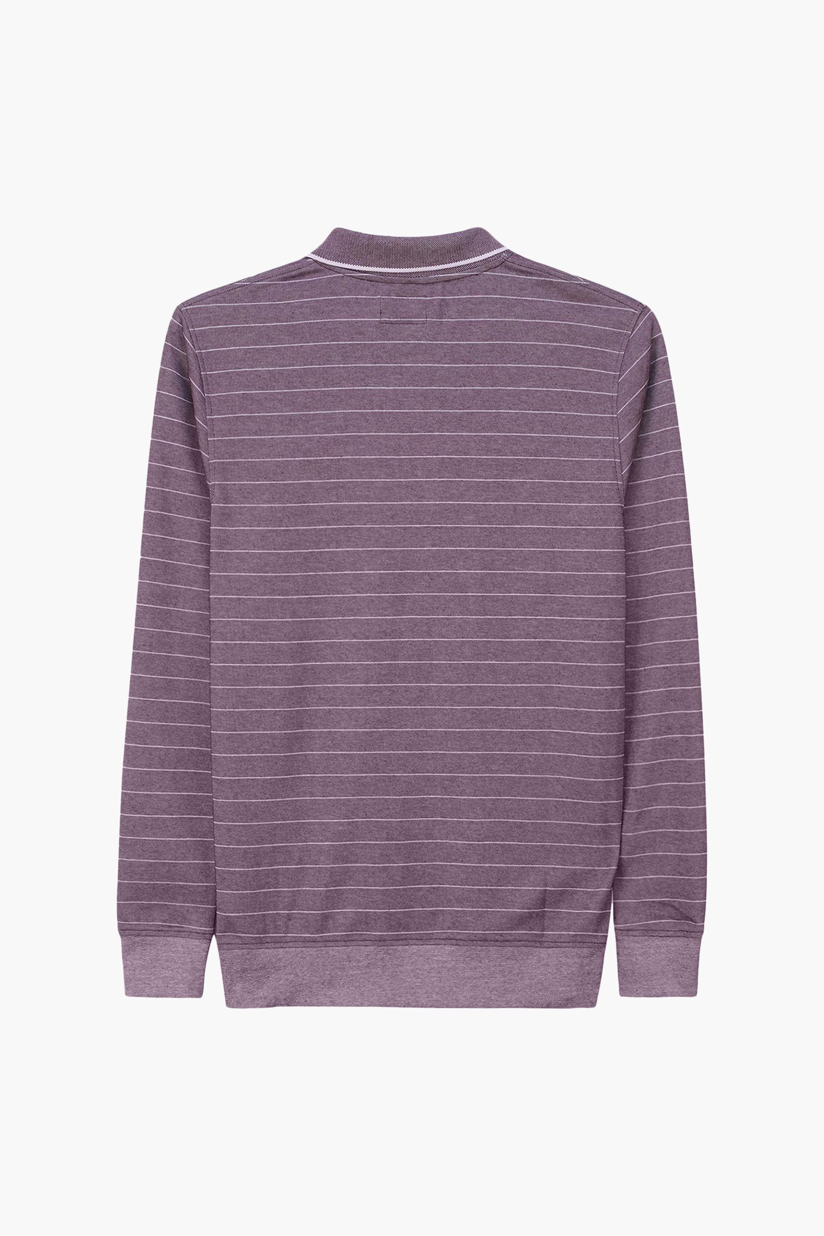 Half Zip Long Sleeve Polo Shirt