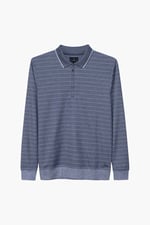 Half Zip Long Sleeve Polo Shirt