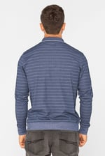 Half Zip Long Sleeve Polo Shirt