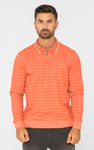 Half Zip Long Sleeve Polo Shirt