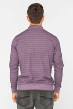 Half Zip Long Sleeve Polo Shirt