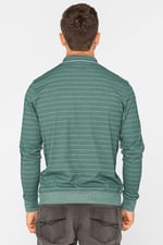 Half Zip Long Sleeve Polo Shirt