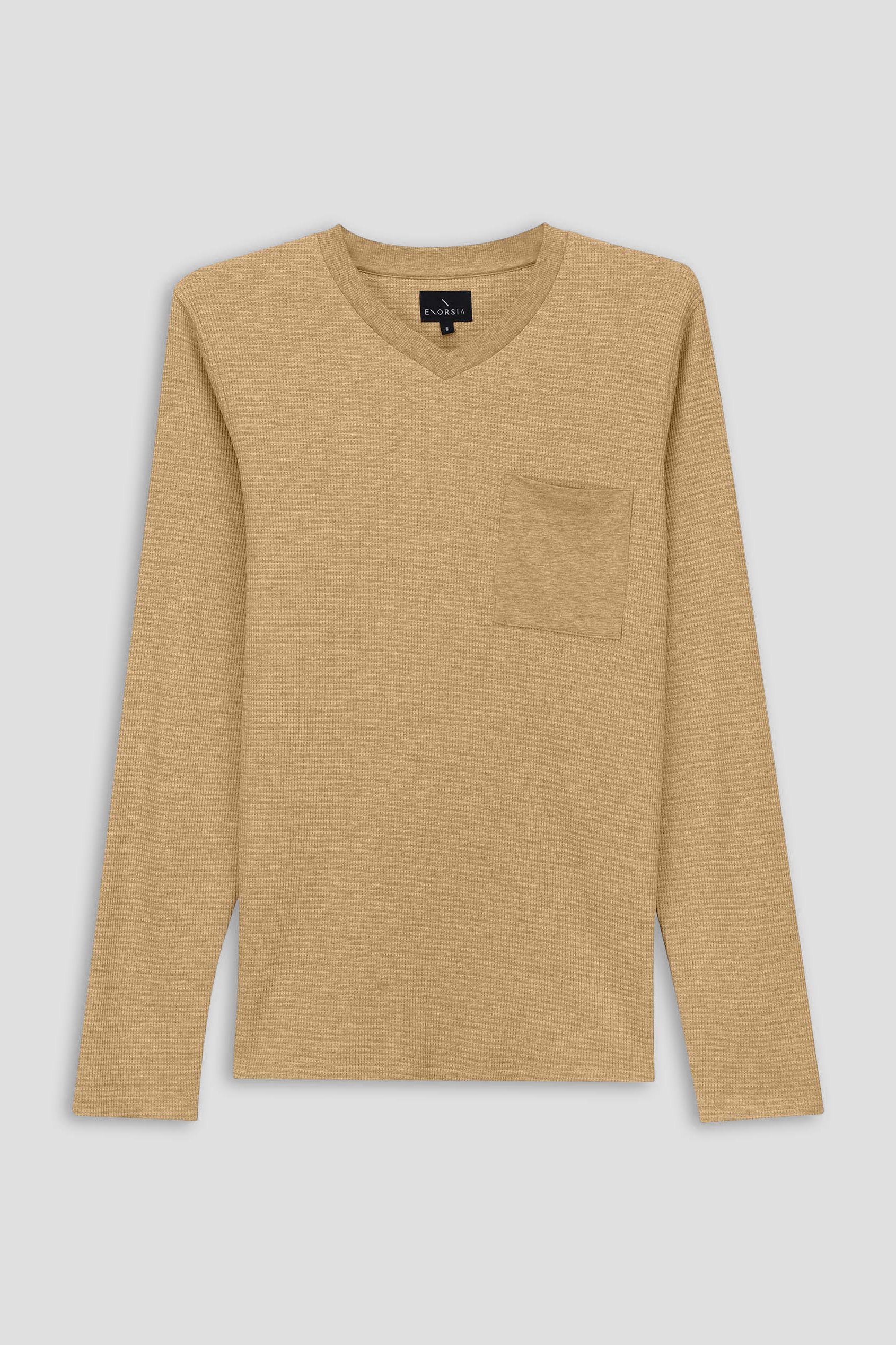 Long Sleeve Waffle T-Shirt