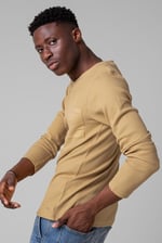 Long Sleeve Waffle T-Shirt