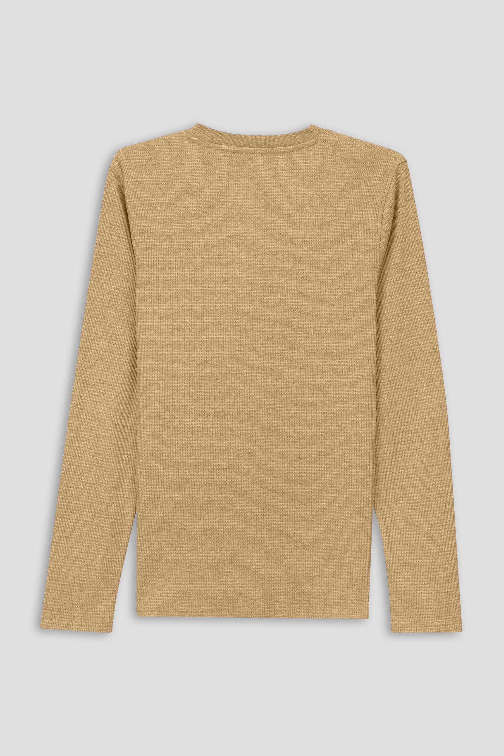 Long Sleeve Waffle T-Shirt