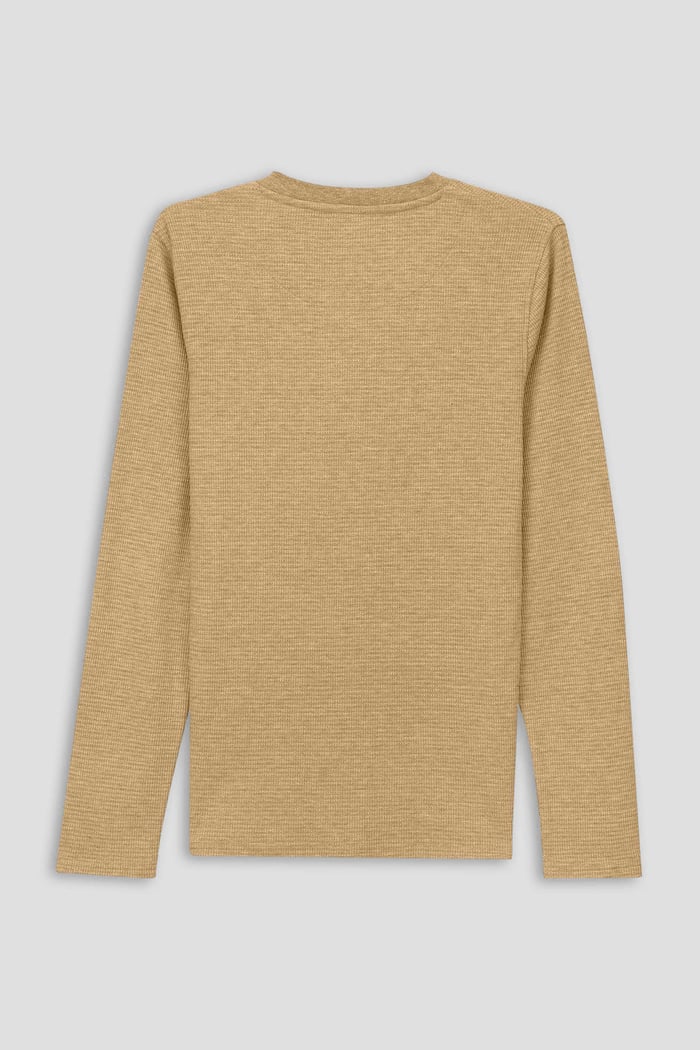 Long Sleeve Waffle T-Shirt
