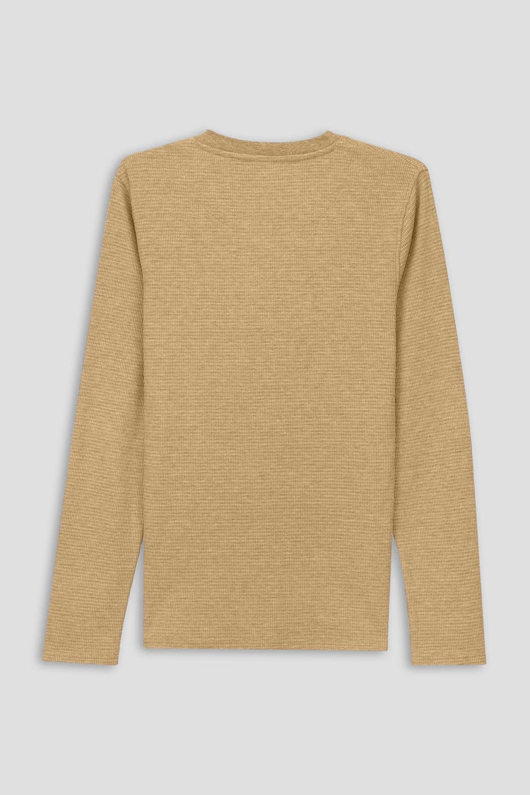Long Sleeve Waffle T-Shirt