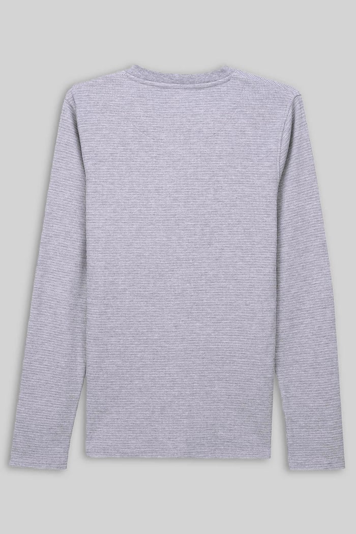 Long Sleeve Waffle T-Shirt