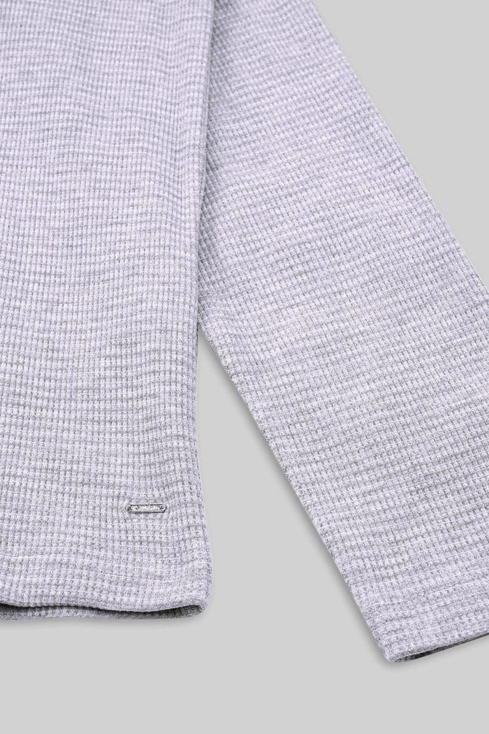 Long Sleeve Waffle T-Shirt