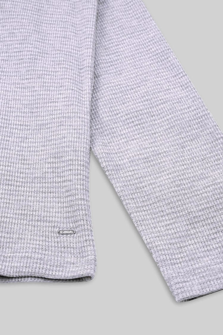 Long Sleeve Waffle T-Shirt