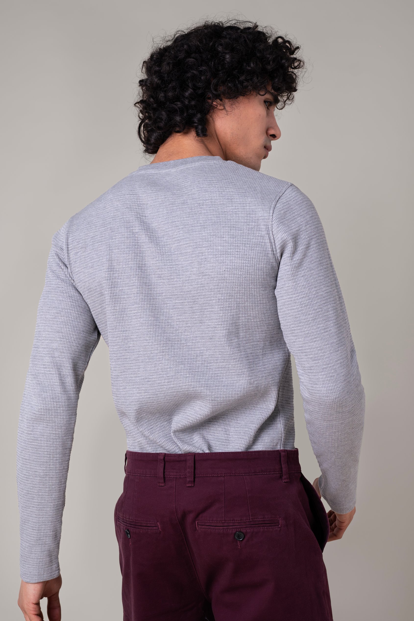 Long Sleeve Waffle T-Shirt