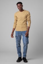 Long Sleeve Waffle T-Shirt