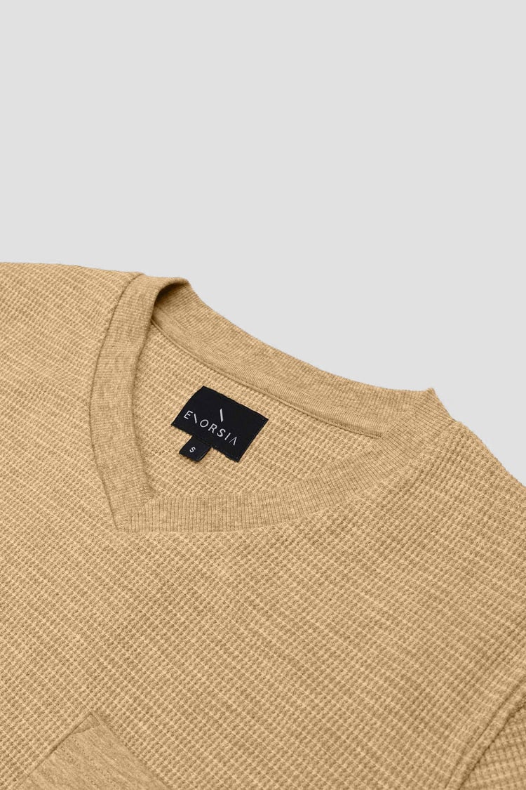 Long Sleeve Waffle T-Shirt