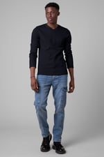 Long Sleeve Waffle T-Shirt