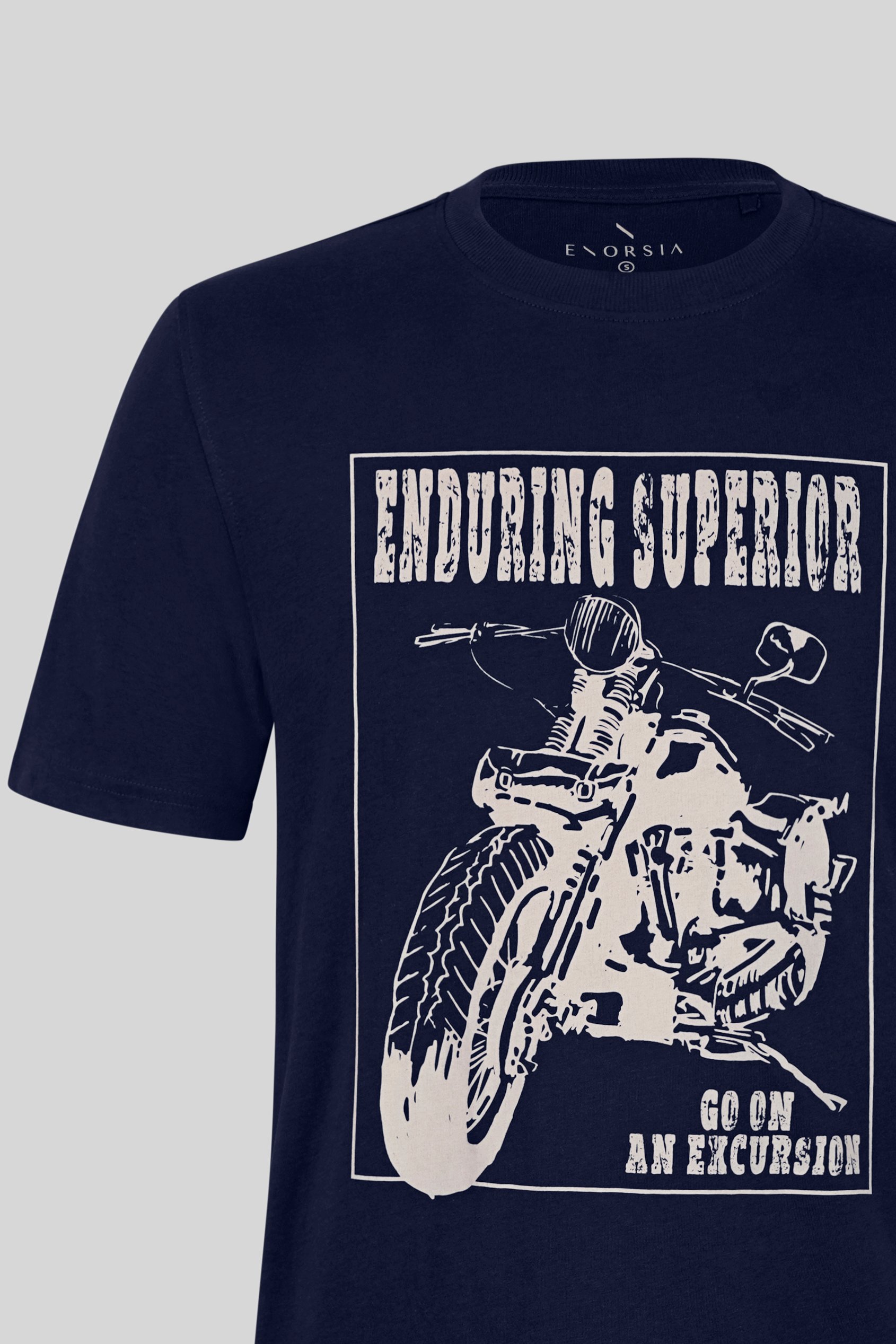 Men's Biker Graphic Printed T-Shirt