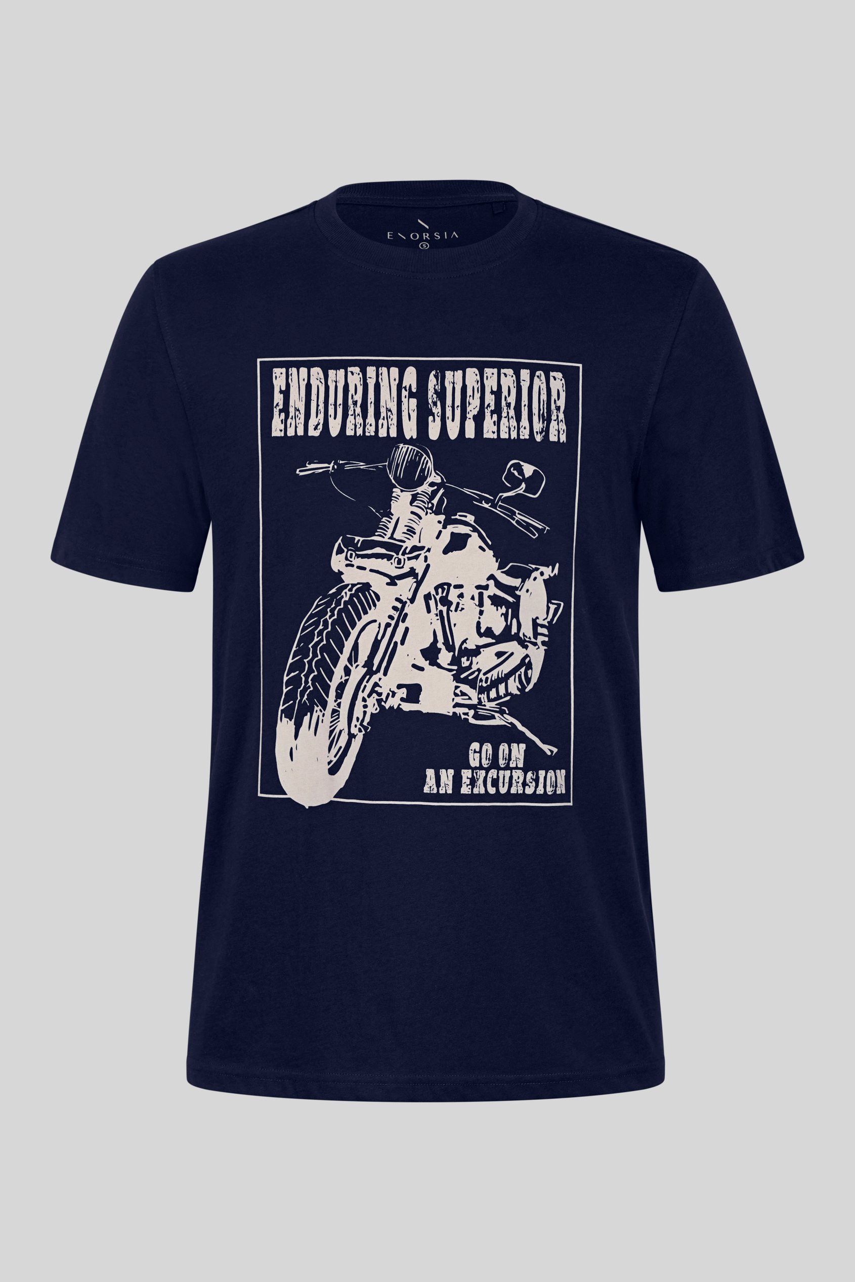 Men's Biker Graphic Printed T-Shirt